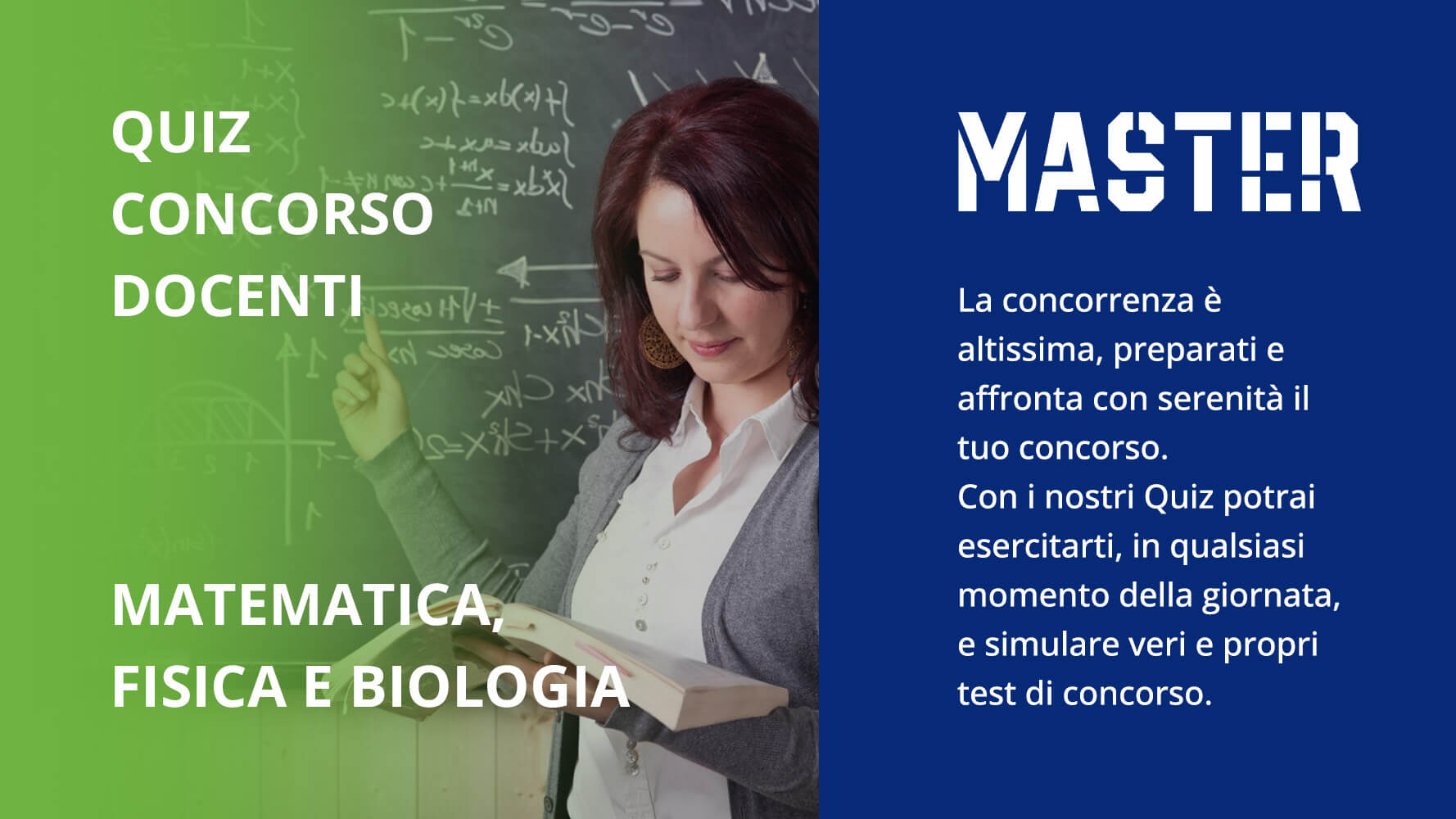 Quiz di Fisica, Matematica e Biologia per Concorso Pubblico –