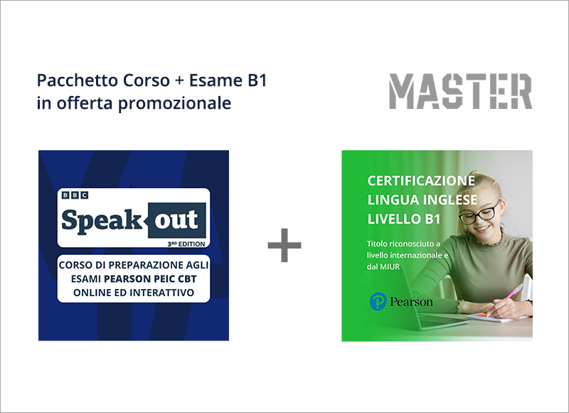 Pacchetto corso ed esame Certificazione Inglese Livello B1